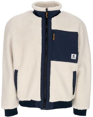 Element Teddy Bear Oak Sherpa Jacket - Blue