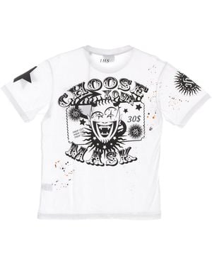 IHS Choisissez Votre Masque T-Shirt Homme Blanc
