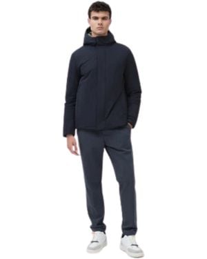 Suns Jacket Montebianco Fur Military - Blue