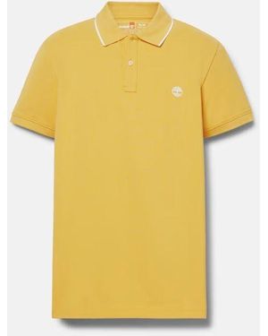 Timberland Polo Tb0A26Nfeg4 Polo Eg4 Printed Neck - Yellow