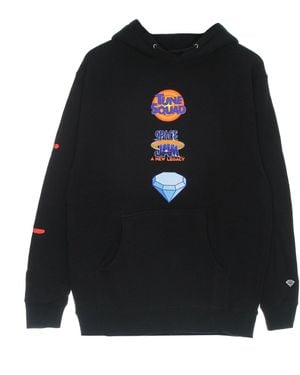 Diamond Supply Co. Sudadera Con Capucha Hook Shot X Space Jam 2 Para Hombre, Color Negro