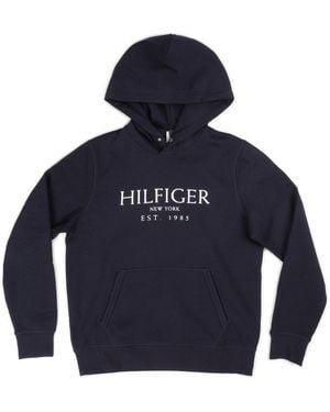 Tommy Hilfiger Camiseta De Hombres Mw0Mw35523 Dw5 - Azul