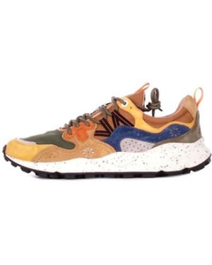 Flower Mountain Sneakers 2017818 01 1G50 Yamano 3 Kaki - White