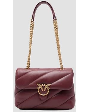 Pinko Tasche Liebe Tasche Puff Frau Burgundy - Lila