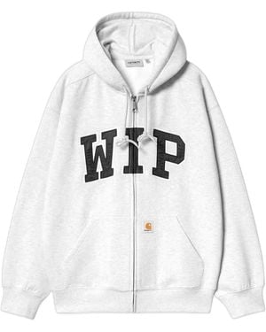 Carhartt Phenol Hooded Wip Sweat Jacket - White