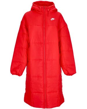 Doudoune nike femme rouge sale