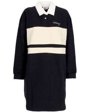 Obey Dress W Session Rugby Dress - Black