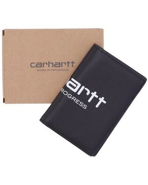 Carhartt Vegas Vertical Wallet Portefeuille Pour Hommes Noir/Blanc - Multicolore
