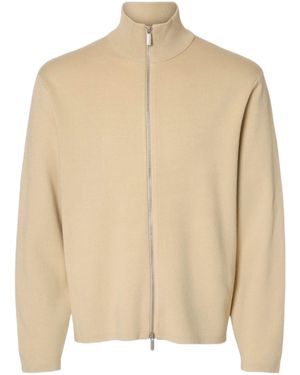 SELECTED Jacket Zip Teller Ontspannen Zip Vest - Naturel
