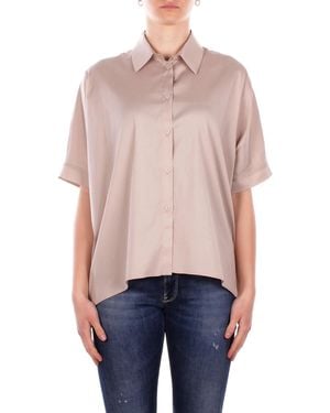 Max Mara Shirt 2616111029600 011 Bch Painting Sand - Blue