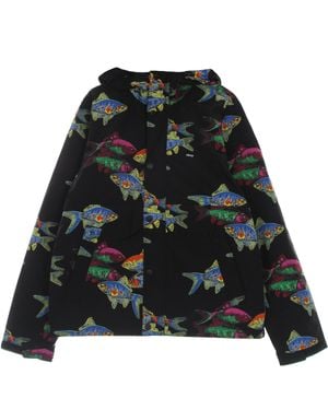 Obey Fishbowl Jacket Windbreaker - Black