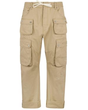 DSquared² Drawstring Pants - Natural
