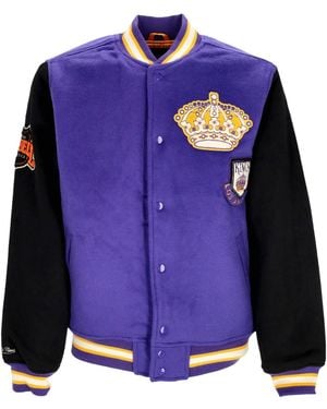 Mitchell & Ness College Jacket Nhl Team Legacy Varsity Jacket Loskin - Blue