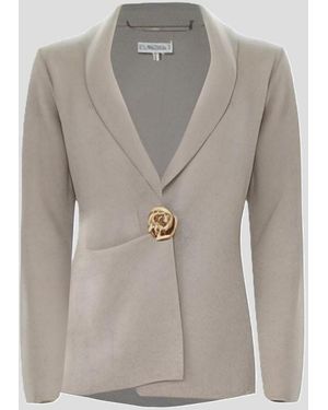 Kocca Strickjacke Frau Sand - Grau