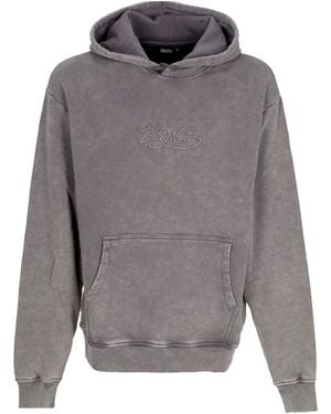 DOLLY NOIRE Lightweight Hoodie Acid Wash Hoodie - Gray