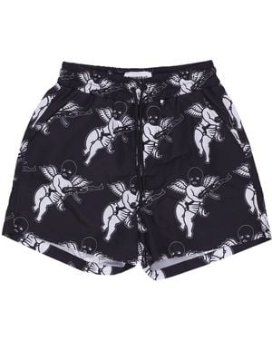 Doomsday No More Space Boardshorts Swim Shorts - Blue