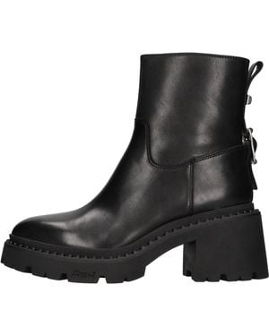 Ash Heeled Boots - Negro