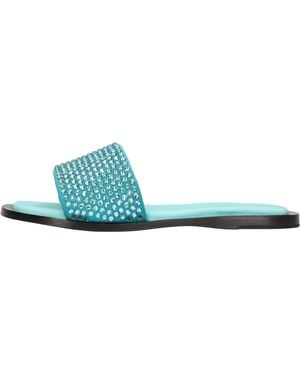 Eddy Daniele Lichtblauwe Sandalen