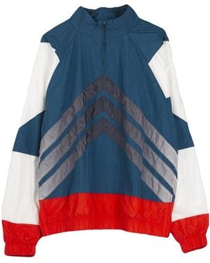 adidas Pull-On Windbreaker V Stripes Wb - Blue