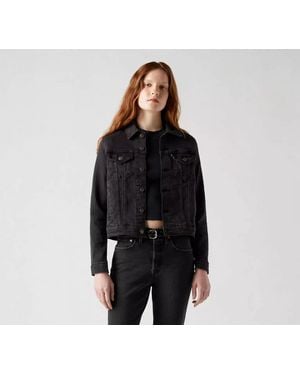 Levi's Vrouwen Jassen Levis 29945 0070 Originele Tricker Zwarte Lucht