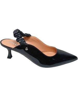 Pollini Sa11035C9Ever000 Cuir De Femme Noir - Bleu