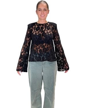 Please T-Shirt Lace - Blue