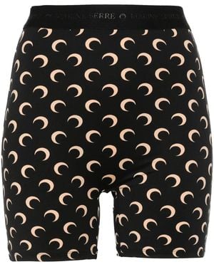 Marine Serre Shorts - Black