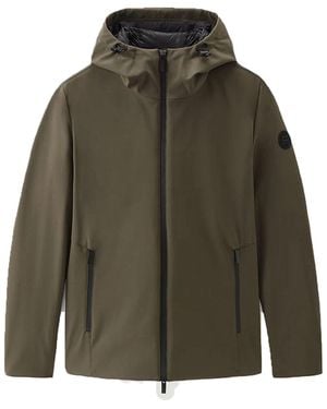 Woolrich Ut2735 Pacific Soft Shell Jacket 614 Woou0500Mr - Green