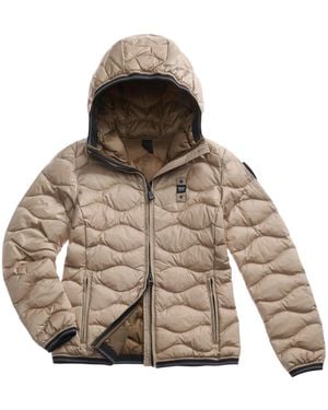 Blauer Damenjacke /Lontra - Braun