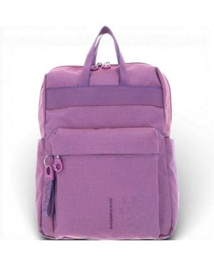 Mandarina Duck Mochila Md20 Mujer Sushi Flor En Mitrix - Morado