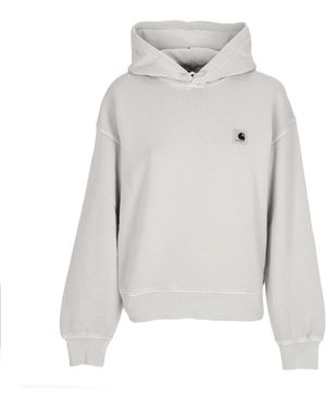 Carhartt Sudadera Ligera Con Capucha Para Mujer W Hooded Nelson - Gris