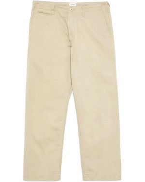 Roy Roger'S Workwear Pants Roy Roger's Chino Adrian Gabardine - Natural