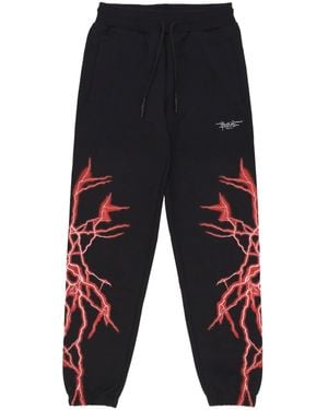 Phobia Pantalones De Chandal Ligeros Para Hombre New Lightning Pant Negro/Rojo