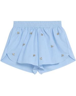 PAPER KID Shorts With Application - Blue
