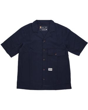 Timberland Short Sleeve Shirt Wf Roc Shop Shirt - Blue
