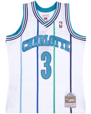 Mitchell &amp; Ness Basketbaltanktop Voor Nba Swingman Jersey Hardwood Classics No 3 Rex Chapman 1988-89 Chahor - Blauw