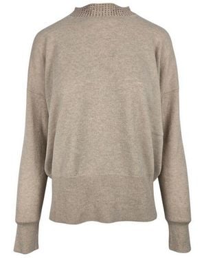 Anneclaire Sweaters Sand - Gray
