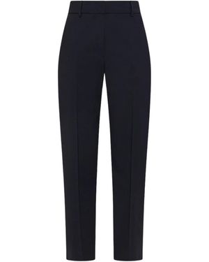 Seventy Vrouwenbroek Enkel Passen - Blauw