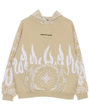 Vision Of Super Sudadera Ligera Con Capucha Para Hombre Sudadera Con Capucha Y Estampado De Bandana - Neutro