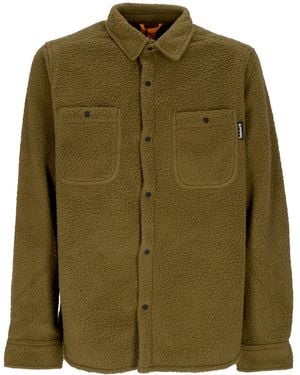 Timberland Shirt Padded Fleece Overshirt - Green