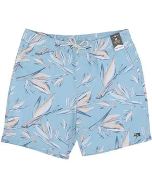Salty Crew Herren-Bermudashorts Lowtide Elastic Boardshort Blau