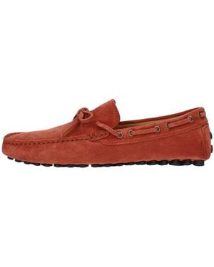 Doucal's Doucals Braune Halbschuhe - Rot