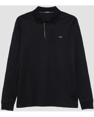 Paul & Shark Polo With Details - Blue