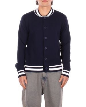 Alpha Studio Jacket Au5220N 1028 Bomber - Blue
