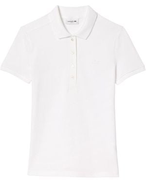 Lacoste T-Shirt Und Polo Bianco - Weiß