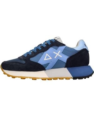 スニーカー SUN 68 Men Sneakers BZ35108 80 Blue Sun 68 Shoes for Men | Online Sale up to 35% off | Lyst