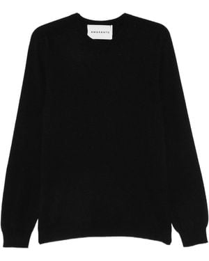 Amaranto Ropa De Punto Para Hombres - Negro