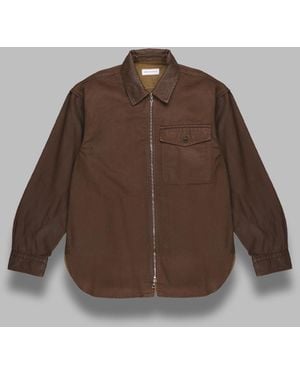 Dries Van Noten Croomson Den 2383 M.W. Chemise - Marron