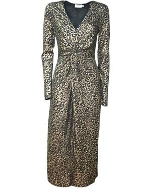 Molly Bracken Dress Mw138Dh - Metallic