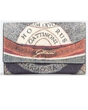 Gattinoni Planetarium M Flap Wallet Pvc - Gray